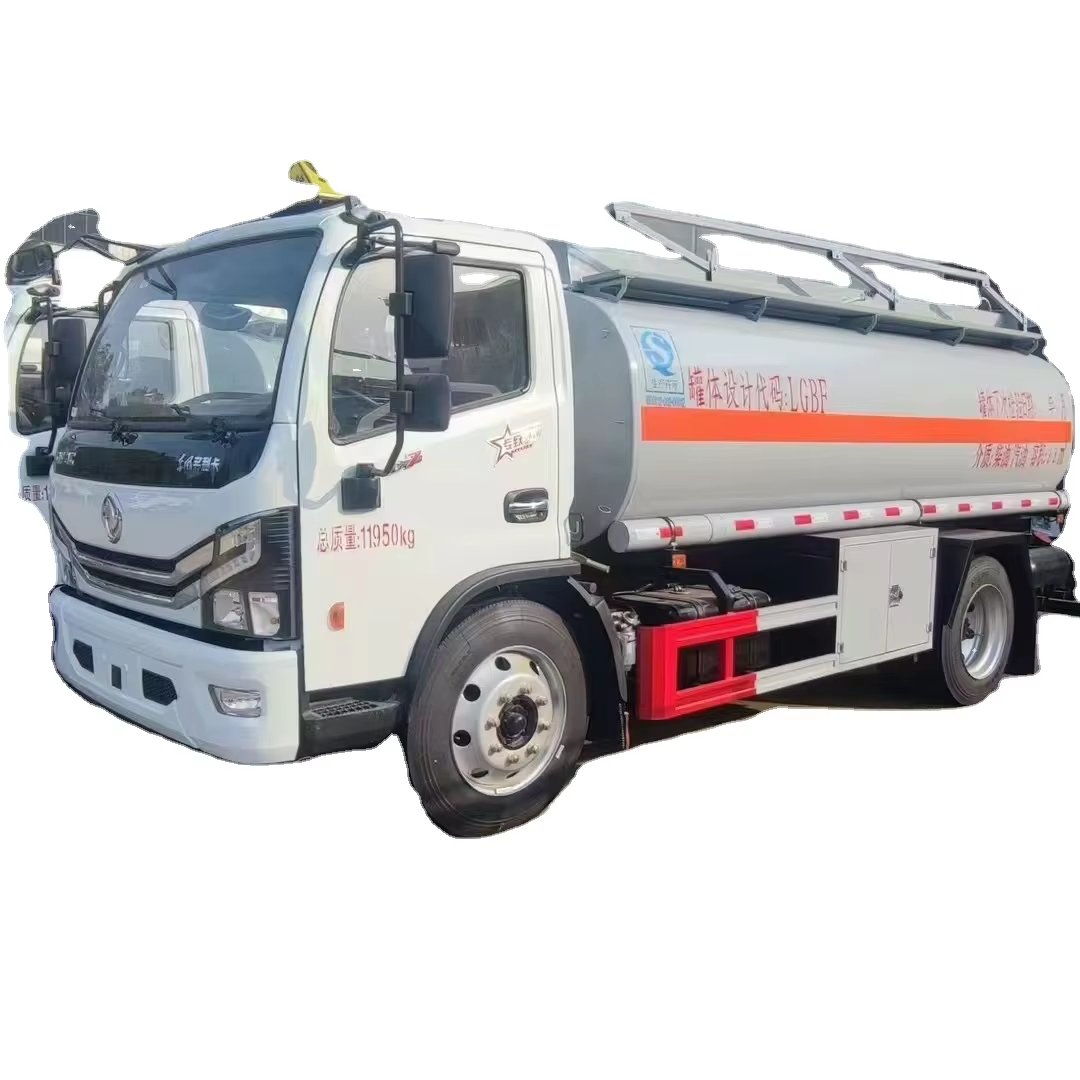Fangdongfeng Dolika 9.9 Manual Transmission Diesel Engine Refueling Oil Tank Truck 4x2 6x4 Drive Wheel Options New Used